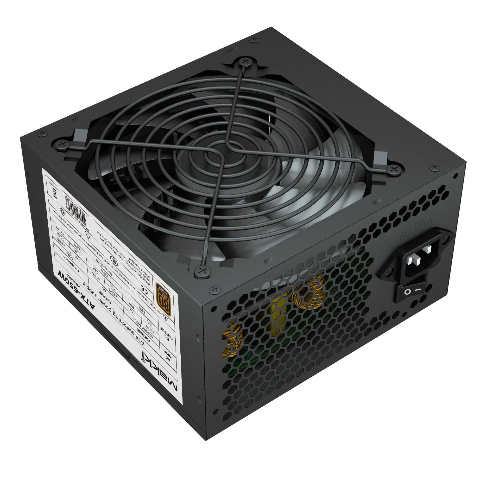 Захранване Makki MAKKI-ATX-650V2 PSU 650W Bronze Version 2
