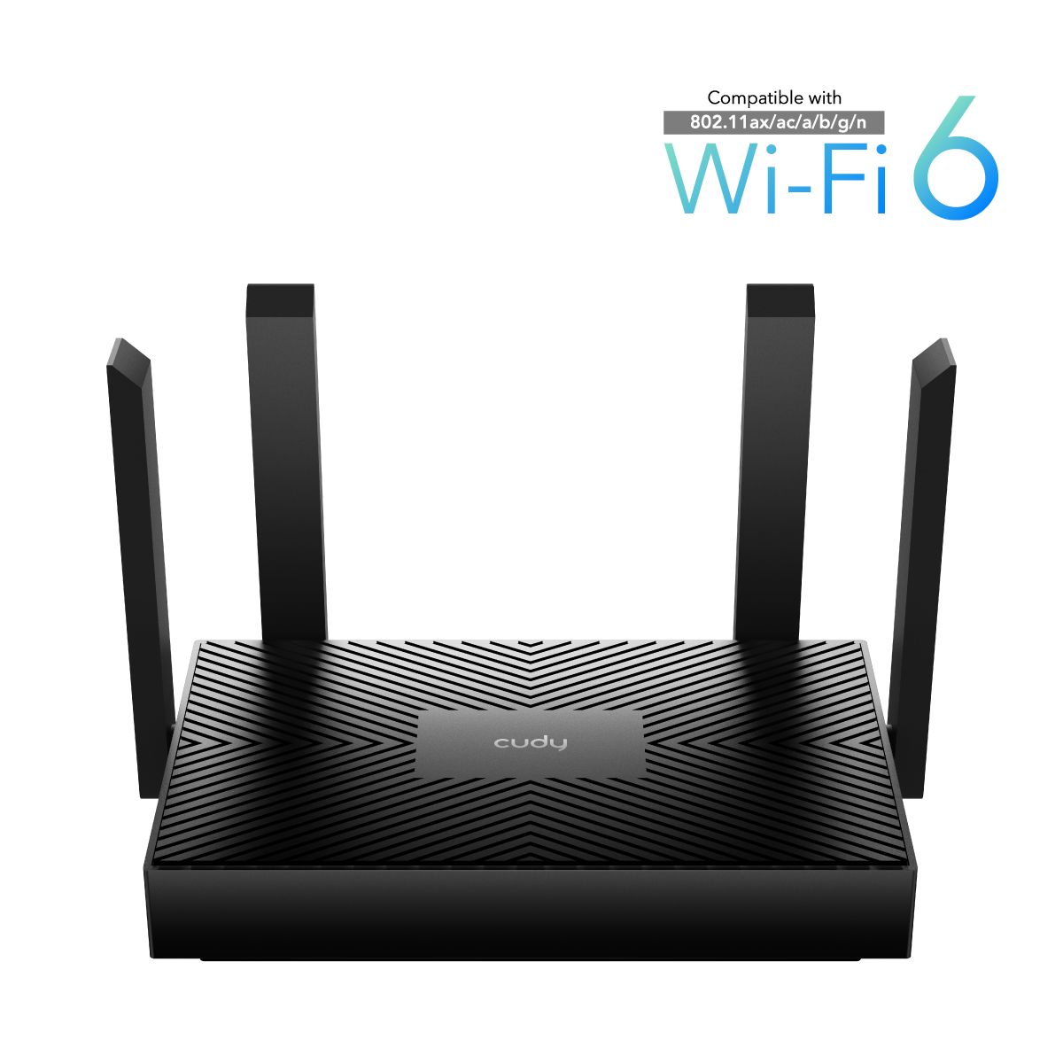 Безжичен рутер Cudy WR1500, AX1500, Gigabit Wi-Fi 6, 4×10/100/1000 Mbps Ethernet Ports