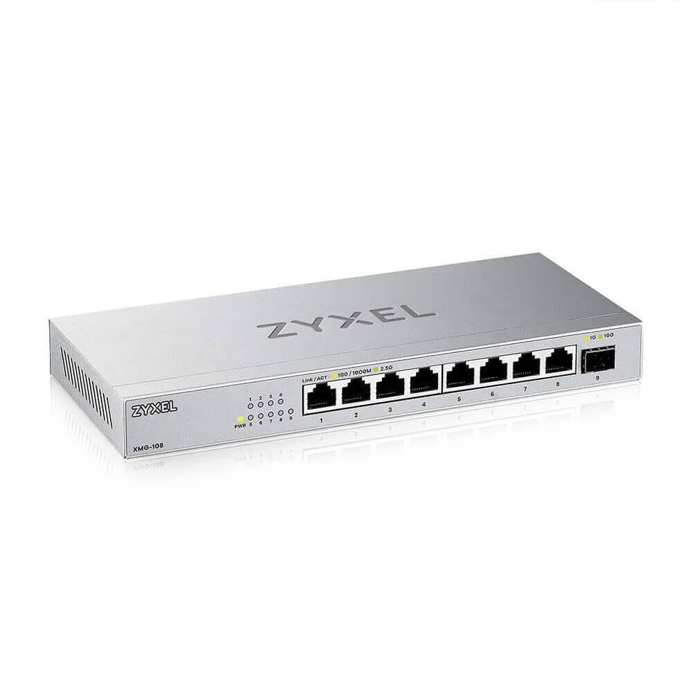 Switch ZyXEL XMG-108, 8 θύρες 2,5Gb + 1xSFP+, μη διαχειριζόμενος