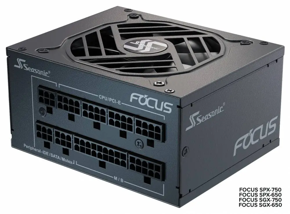 Захранване Seasonic FOCUS SGX-750 (750W) 80 Plus Gold SFX PSU, Full Modular - SSR-750SGX