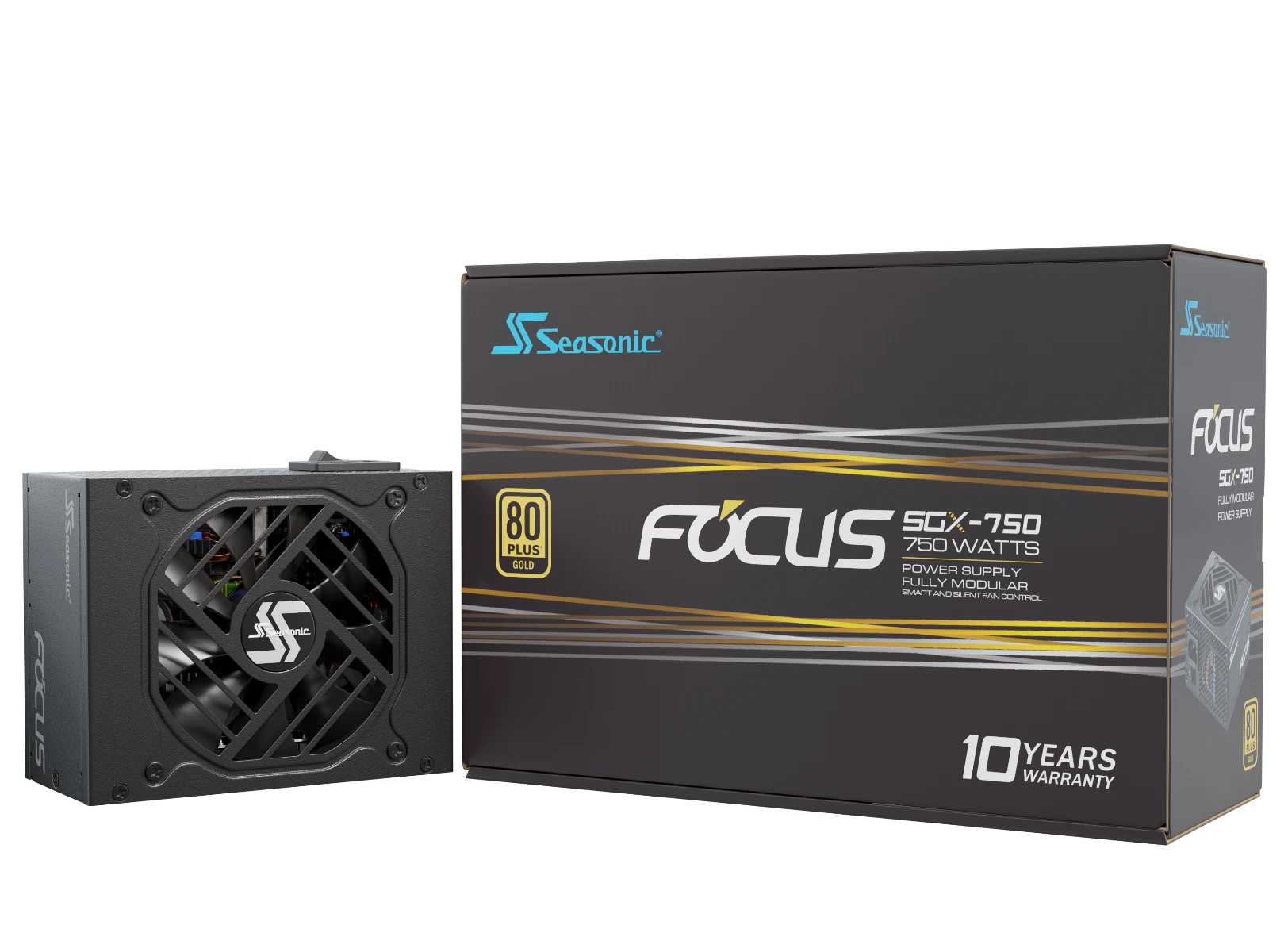 Захранване Seasonic FOCUS SGX-750 (750W) 80 Plus Gold SFX PSU, Full Modular - SSR-750SGX 