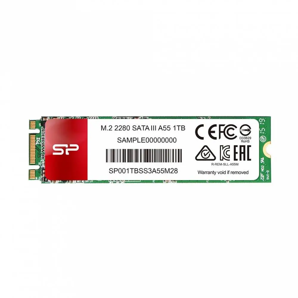 Диск SSD Silicon Power A55 M.2 2280 1TB SATAIII 6Gb/s - SP001TBSS3A55M28