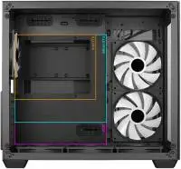 Кутия AeroCool Dryft-G-BK-v2 aRGB Case ATX