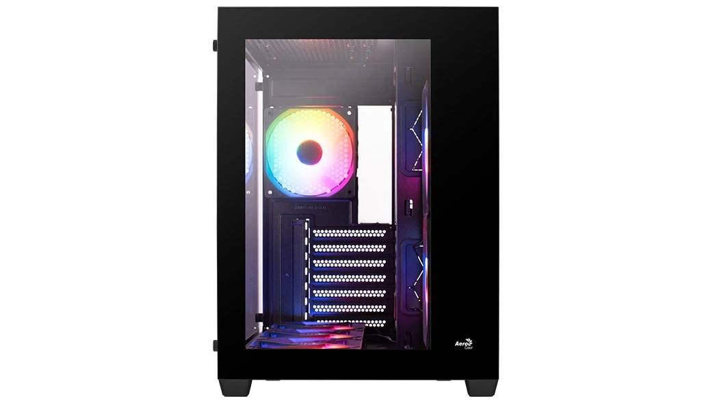Кутия AeroCool Dryft-G-BK-v1 RGB Case ATX 