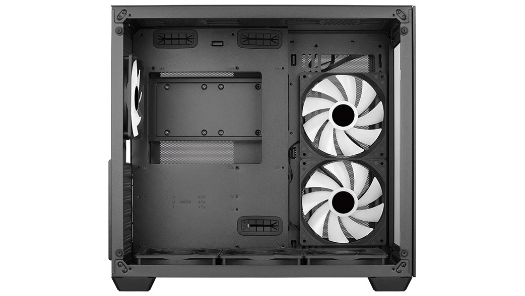 Кутия AeroCool Dryft-G-BK-v1 RGB Case ATX 