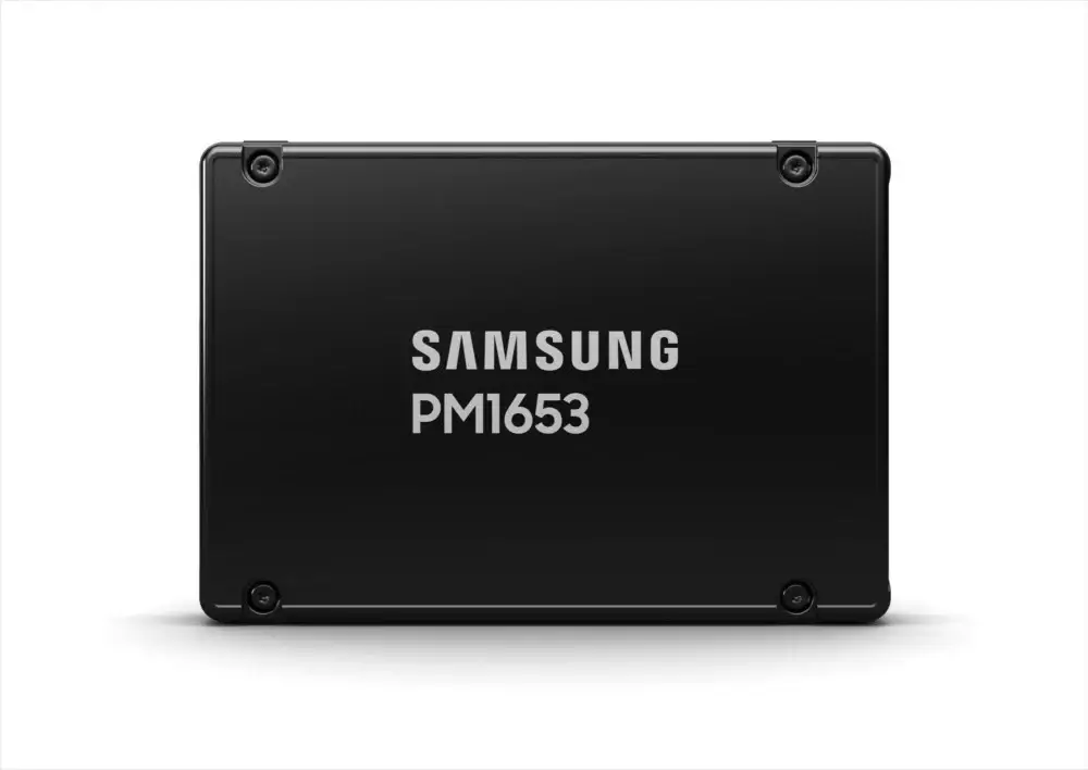 Диск SSD SAMSUNG PM1653 Enterprise 3.84TB, 2.5”, SAS 24 Gb/s, MZILG3T8HCLS-00A07, Bulk