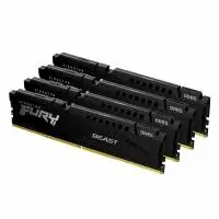 Памет Kingston FURY Beast Black 128GB (4x32GB) DDR5 5600MHz CL36 - KF556C40BBK4-128