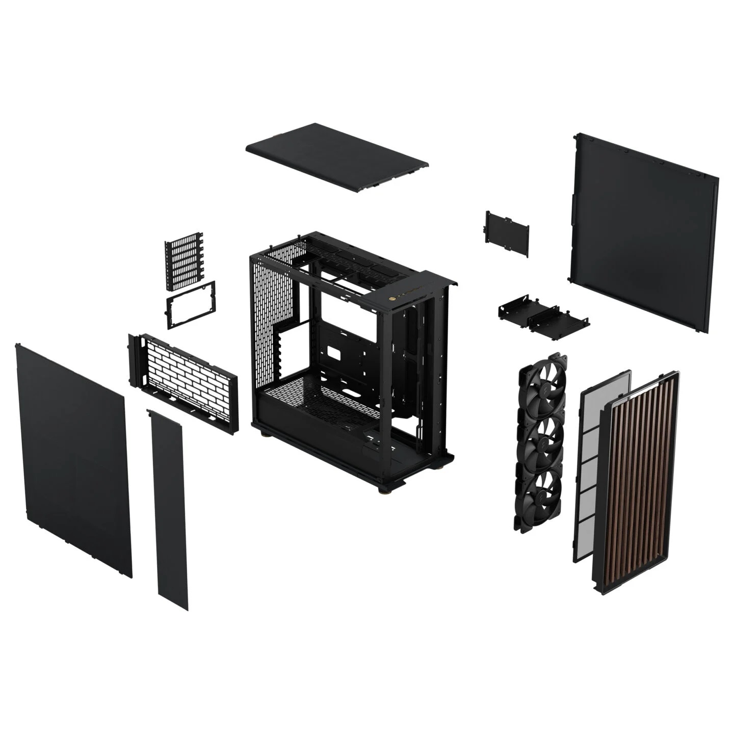 Кутия Fractal North XL Charcoal Black - FD-C-NOR1X-01