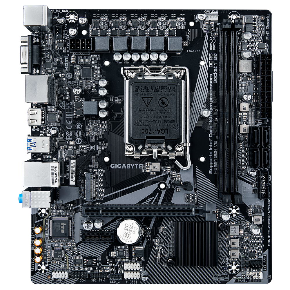 Дънна платка Gigabyte H610M-S2H V2 LGA1700 DDR5