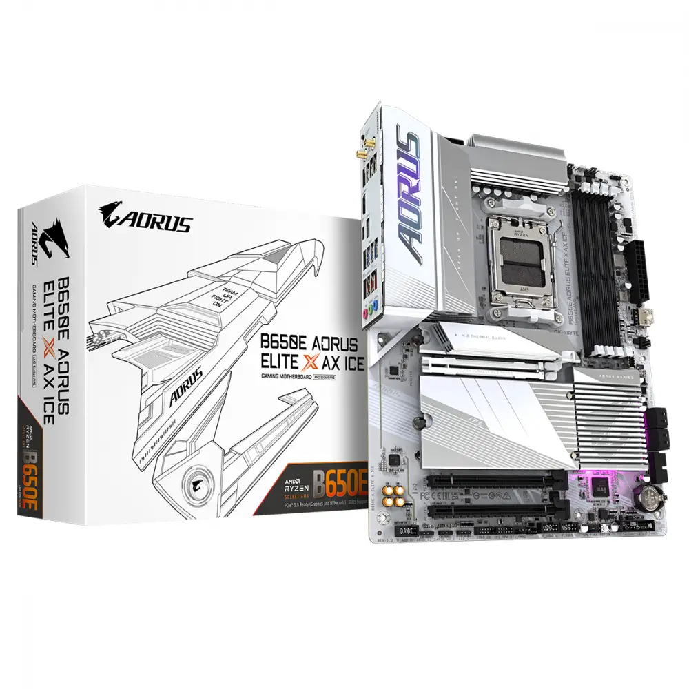 Дънна платка Gigabyte B650E AORUS ELITE X ICE AM5
