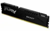 Памет Kingston FURY Beast Black 16GB (1x16GB) DDR5 6000MHz CL30 XMP - KF560C30BB-16