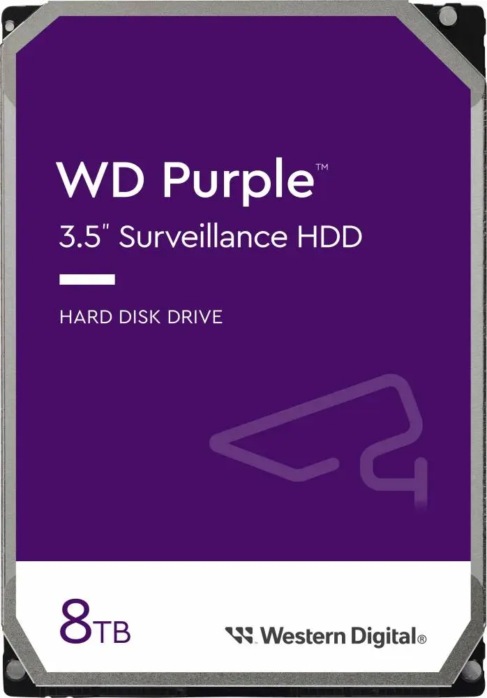 Жорсткий диск WD Purple Surveillance 8TB 3.5" 256MB 5640rpm SATA3 6GB/s - WD85PURZ