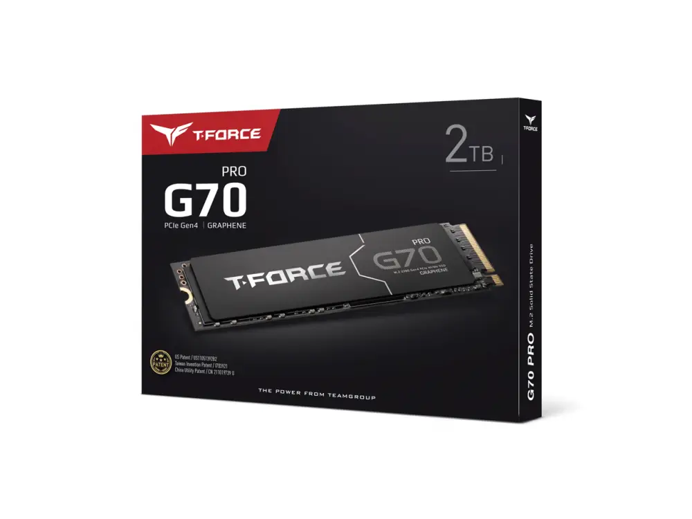 Диск SSD Team Group T-Force G70 Pro 2TB M.2 2280 NVMe PCIe 4.0 x4 - TM8FFH002T0C129