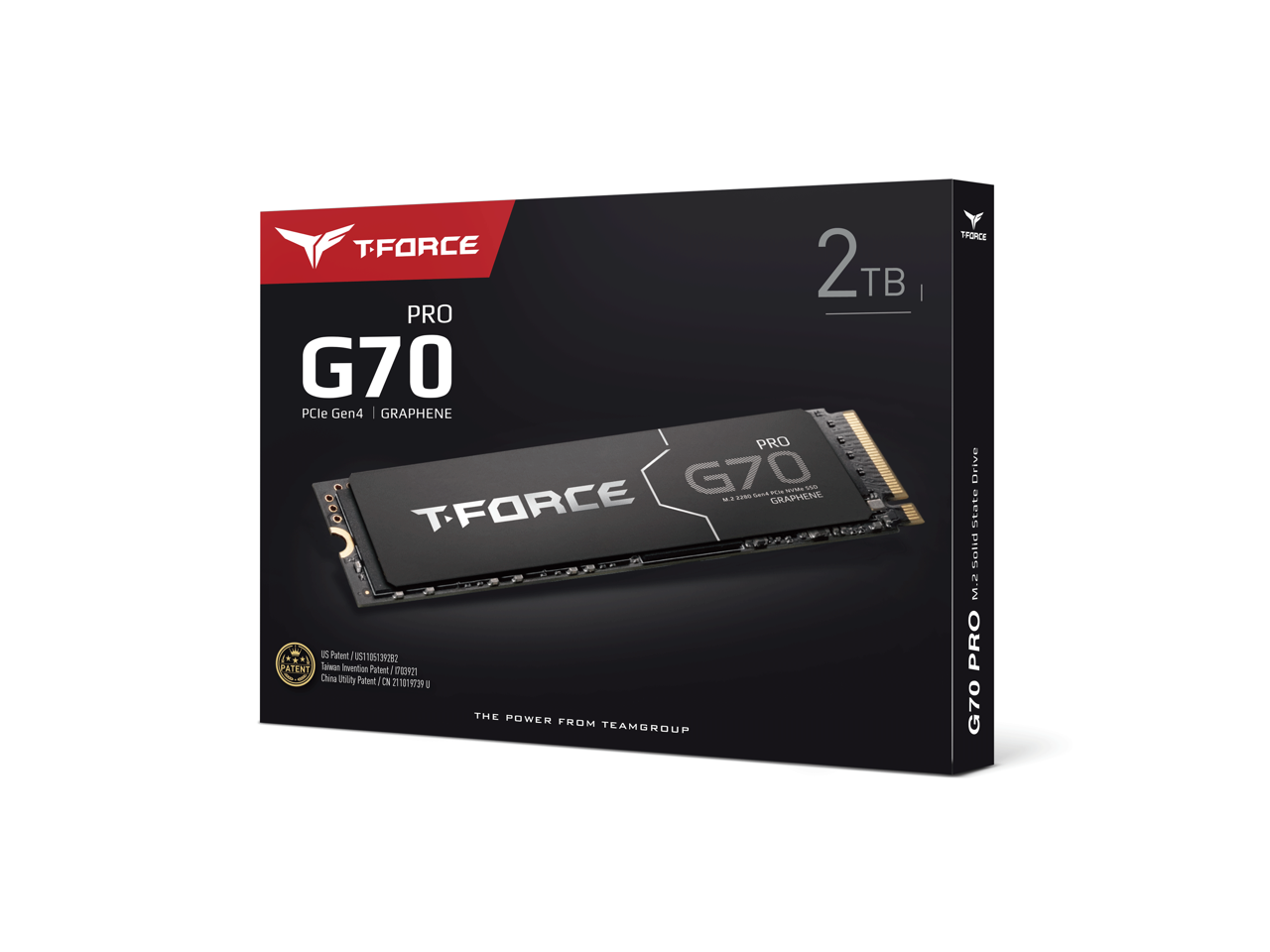Диск SSD Team Group T-Force G70 Pro 2TB M.2 2280 NVMe PCIe 4.0 x4 - TM8FFH002T0C129