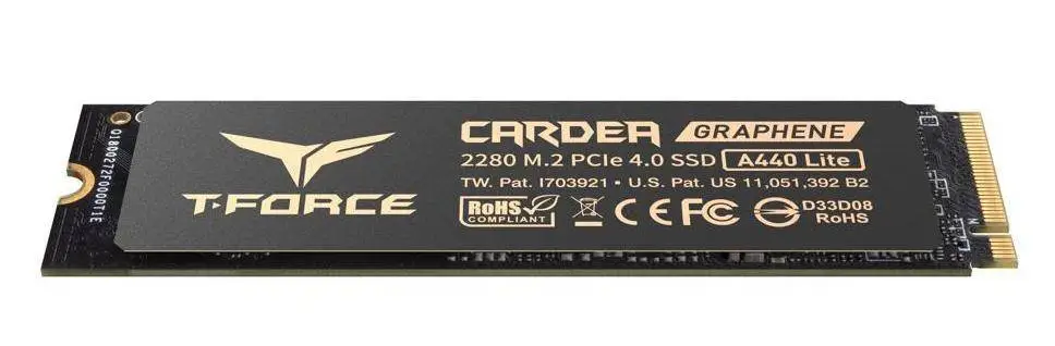 Диск SSD Team Group T-Force Cardea A400 Lite 1TB M.2 2280 PCIe 4.0 x4 - TM8FFQ001T0C129
