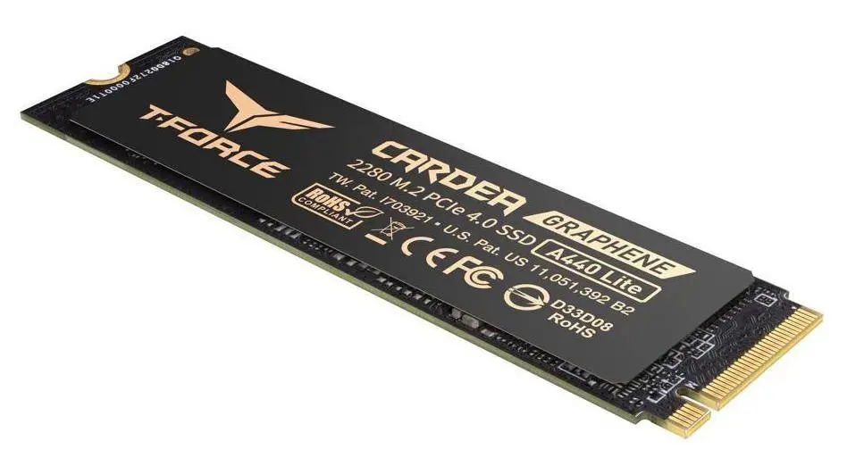 Диск SSD Team Group T-Force Cardea A400 Lite 1TB M.2 2280 PCIe 4.0 x4 - TM8FFQ001T0C129
