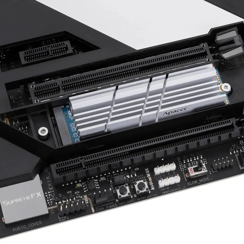 Диск SSD Apacer AS2280Q4 500GB M.2 2280 NVMe PCIe Gen4x4 Heatsink - AP500GAS2280Q4-1