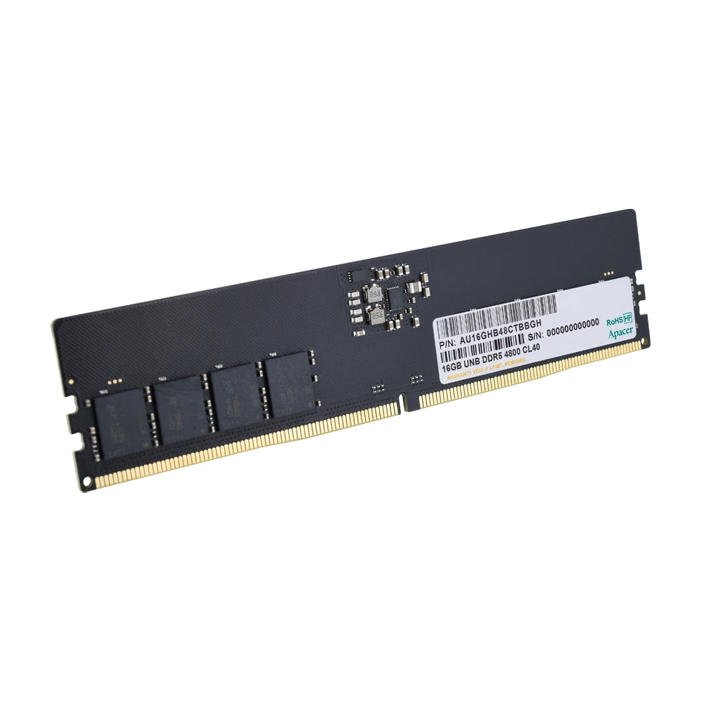 Памет Apacer RAM 16GB DDR5 DIMM 4800-40 2048x8 - FL.16G2A.PTH