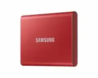 Външен SSD Samsung T7 Indigo Red SSD 500GB, USB-C, Червен
