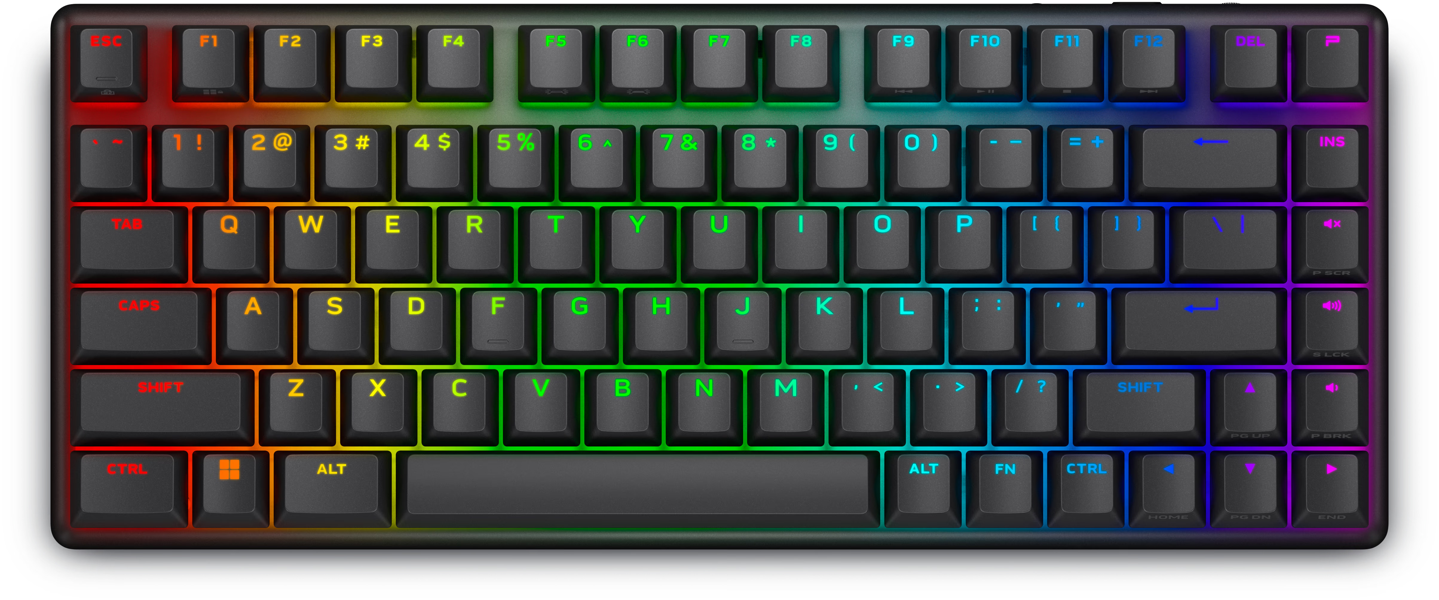 Clavier de jeu Alienware Pro Wireless Dark Side of the Moon TKL - 545-BBFQ-14