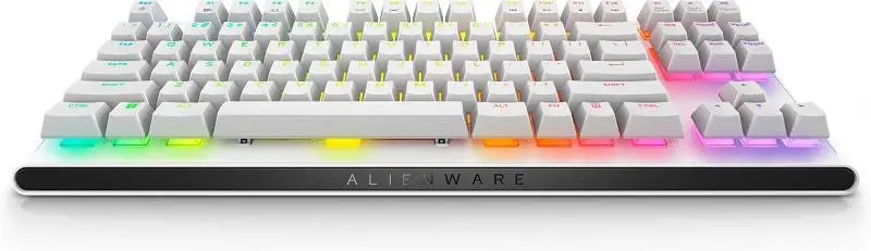 Геймърска клавиатура Alienware AW420K Lunar Light TKL - 545-BBFM-14