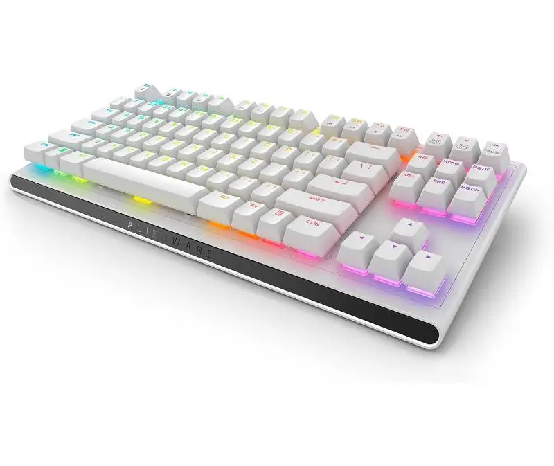Геймърска клавиатура Alienware AW420K Lunar Light TKL - 545-BBFM-14