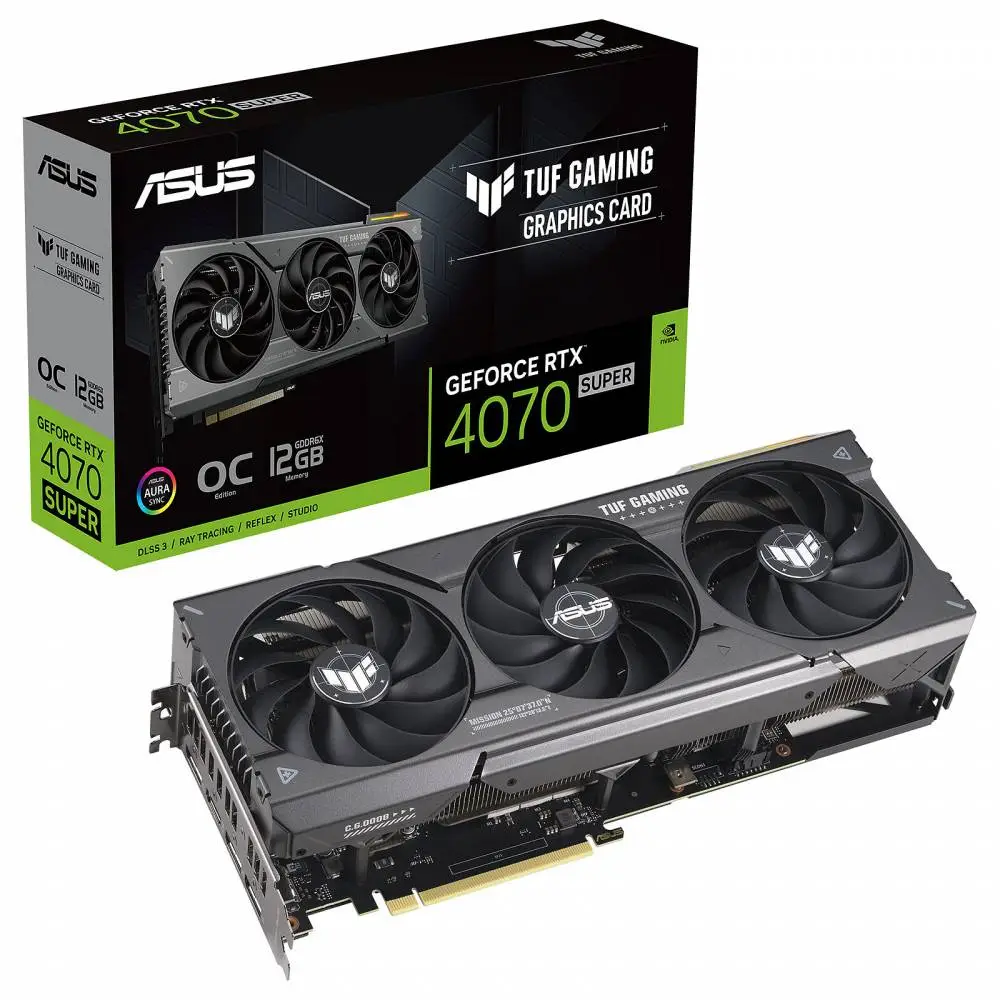Видео карта ASUS TUF GAMING GeForce RTX 4070 SUPER OC 12GB GDDR6X - 90YV0K80-M0NA00