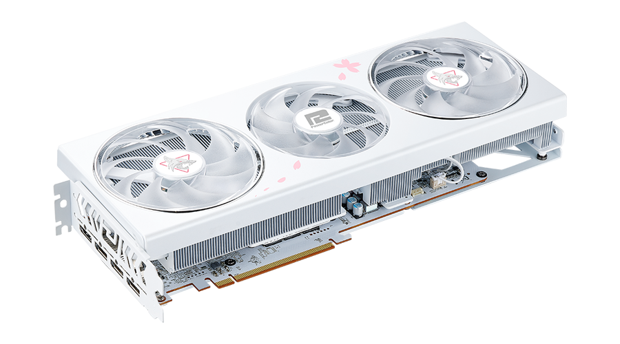 Graphics Card PowerColor AMD Radeon RX 7800 XT Hellhound Sakura Limited Edition 16GB OC GDDR6