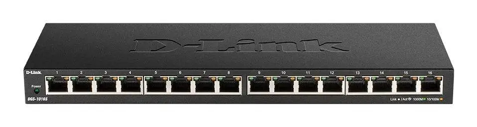 Суич D-Link DGS-1016S/E, 16 портов 10/100/1000, Desktop, rack mount