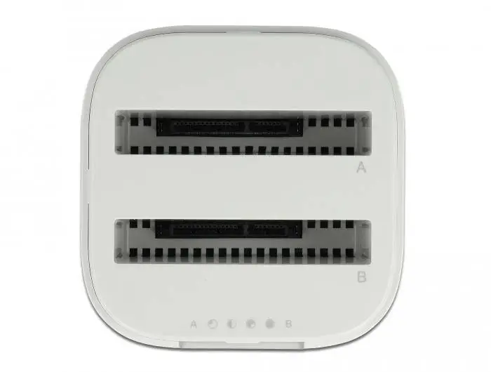 Станция Delock USB-C, За 2 x 2.5″ SATA HDD / SSD, Клониране