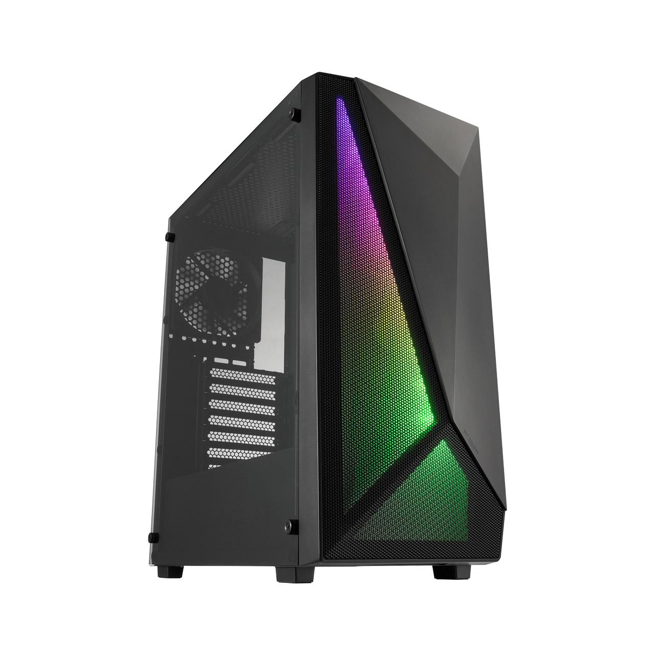 Кутия FSP CMT195A Mid-Tower 4 x 120mm Black 
