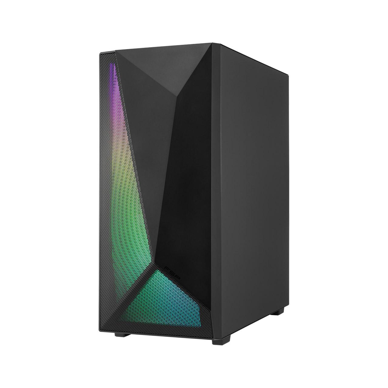 Кутия FSP CMT195A Mid-Tower 4 x 120mm Black 