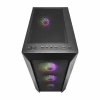 Кутия FSP CMT218 Mid-Tower 4 x ARGB 120mm Black
