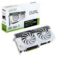 Видео карта ASUS DUAL RTX 4070 SUPER OC 12GB WHITE - 90YV0K84-M0NA00