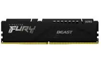 Памет Kingston FURY Beast Black 16GB (1x16GB) DDR5 6400MHz CL32 XMP - KF564C32BB-16
