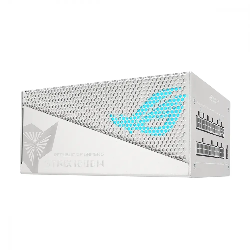 Захранване ASUS ROG Strix 1000W 80 Plus Gold Aura White Edition, ATX 3.0, PCIe 5.0 Ready