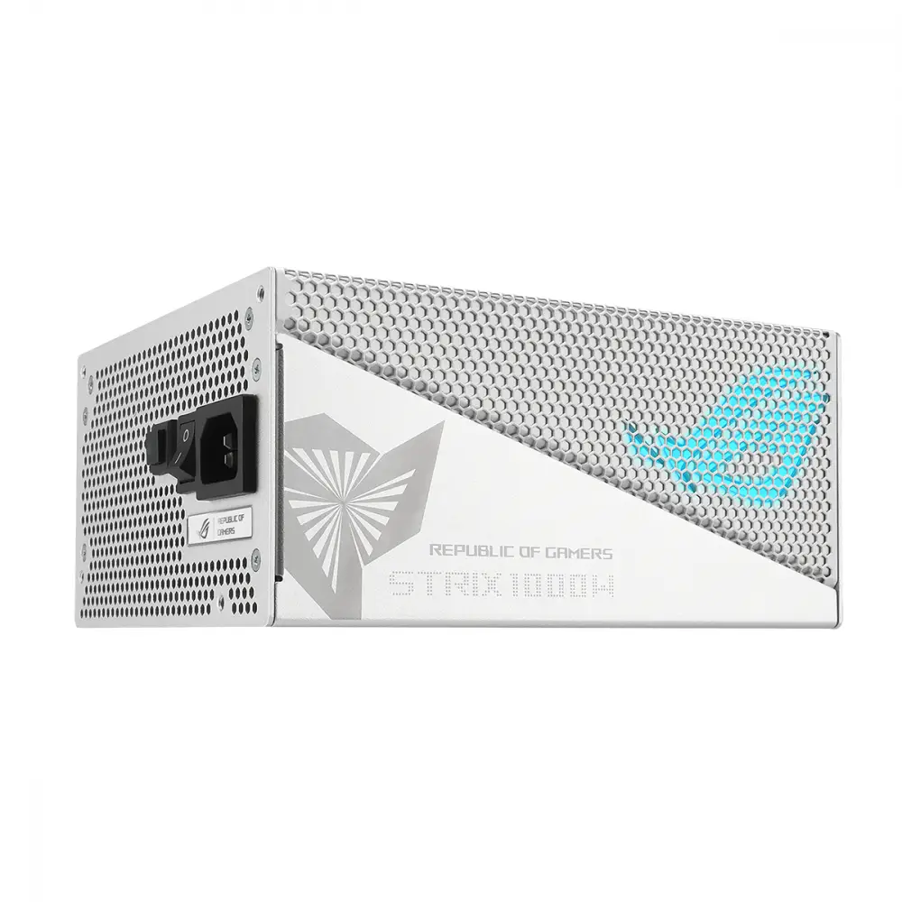 Захранване ASUS ROG Strix 1000W 80 Plus Gold Aura White Edition, ATX 3.0, PCIe 5.0 Ready