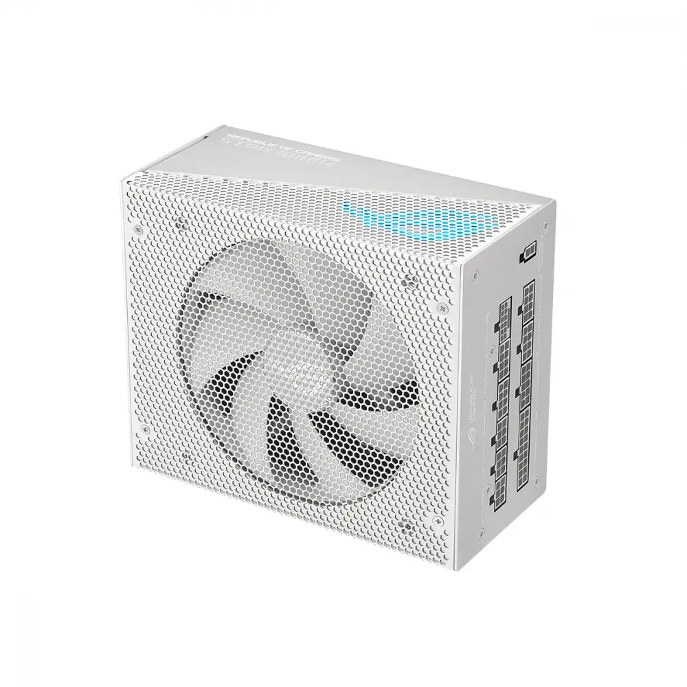 Захранване ASUS ROG Strix 1000W 80 Plus Gold Aura White Edition, ATX 3.0, PCIe 5.0 Ready