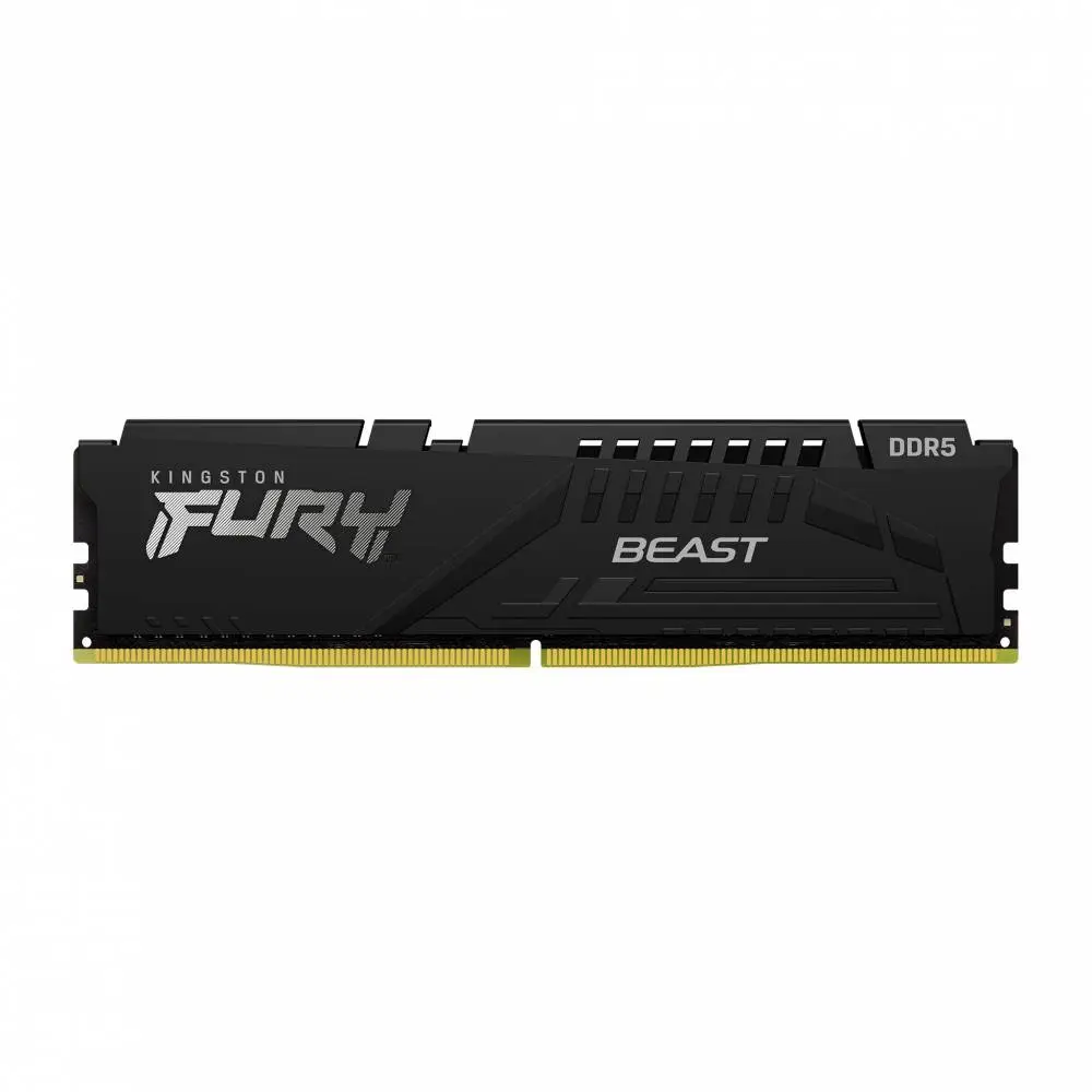 Памет Kingston FURY Beast Black 16GB (1x16GB) DDR5 6000MHz CL30 EXPO - KF560C30BBE-16