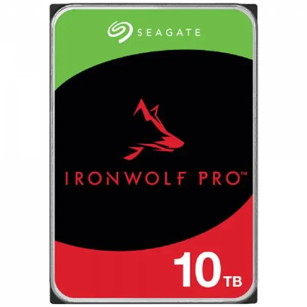 Твърд диск Seagate IronWolf Pro 10TB 3.5" 7200Rpm SATA6 6Gb/s - ST10000NT001