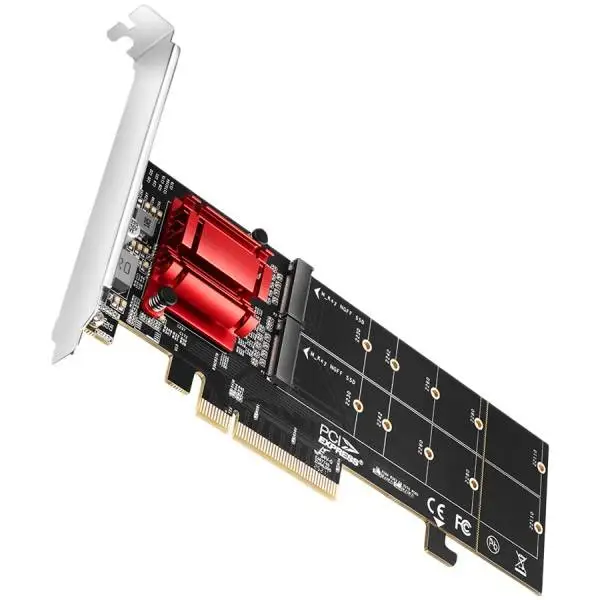 Adapter Axagon PCEM2-ND PCIE 2X NVME M.2 CONTROLLERPCI-Express x8