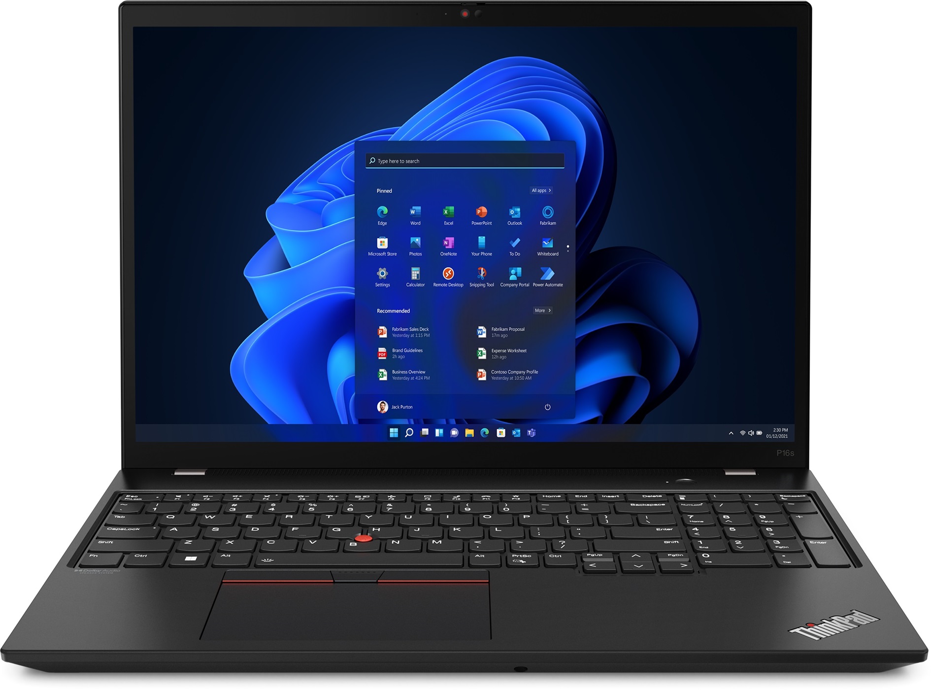 Лаптоп Lenovo ThinkPad P16s G2 - 21HK000QBM