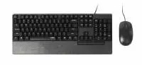 Комплект клавиатура и мишка RAPOO NX2000, 1600 DPI, Кирилизирана, Черен