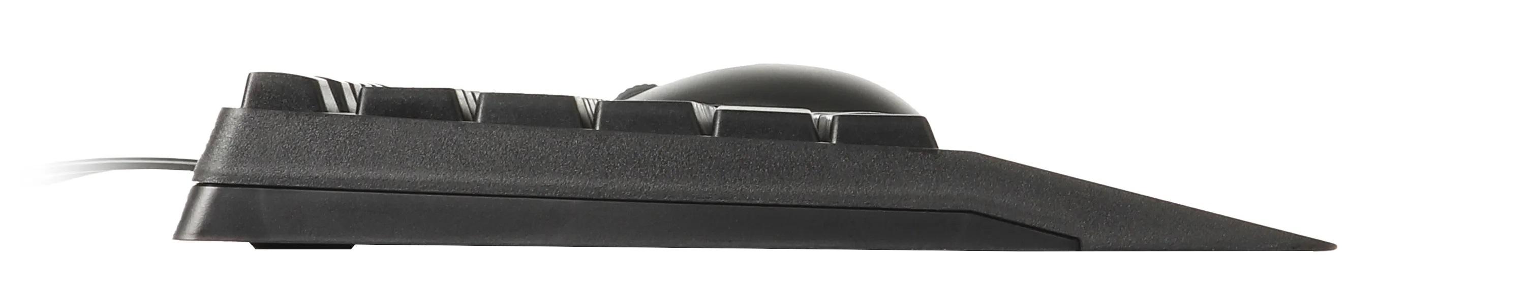 Комплект клавиатура и мишка RAPOO NX2000, 1600 DPI, Кирилизирана, Черен