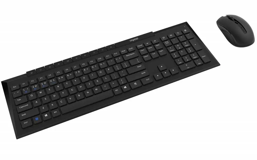 Комплект клавиатура и мишка RAPOO 8210M Multi mode, Bluetooth &2.4Ghz, Черен
