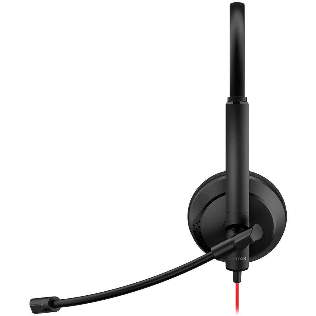 Слушалки CANYON HS-07 Super light weight conference headset 3.5mm stereo - CNS-HS07B