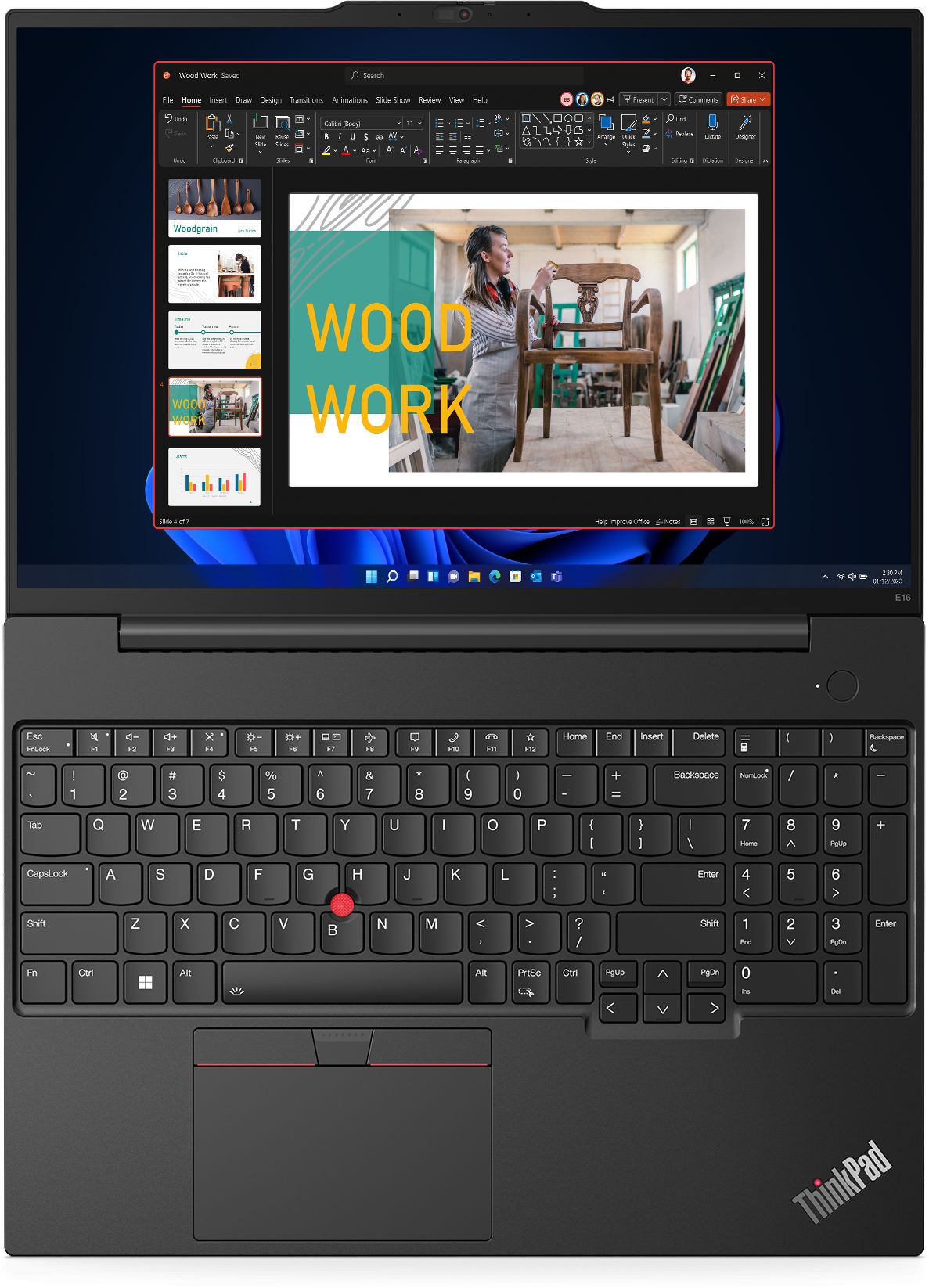 Лаптоп Lenovo ThinkPad E16 G1 - 21JN00DGBM