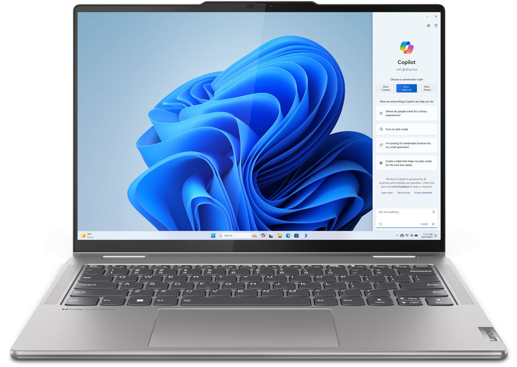 Лаптоп Lenovo Yoga 7 2-in-1 14AHP9 - 83DK000PBM