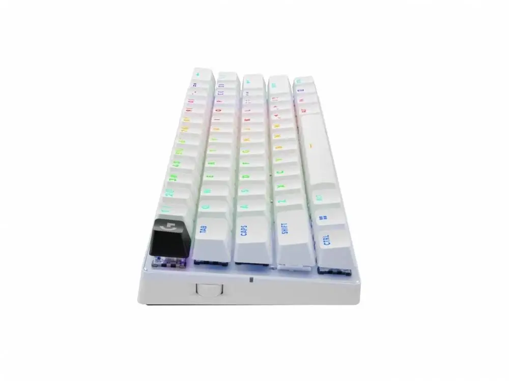 Геймърска клавиатура Logitech Pro X 60 Tactile White, KEYCONTROL, LIGHTSYNC, RGB, Бяла - 920-011930