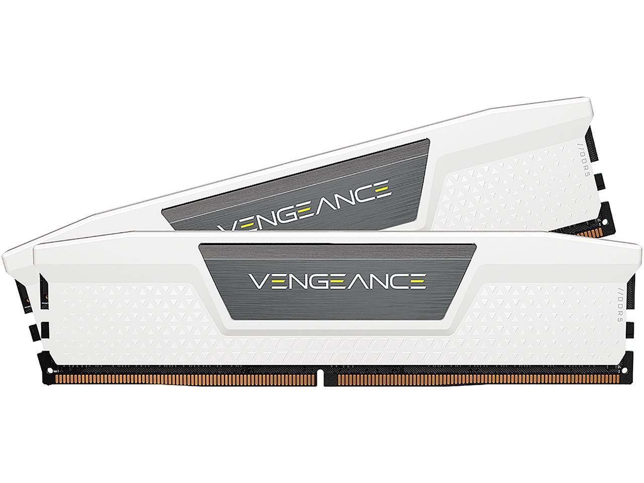 Памет Corsair Vengeance White 32GB (2x16GB) DDR5 6000MHz CL36 - CMK32GX5M2E6000C36W